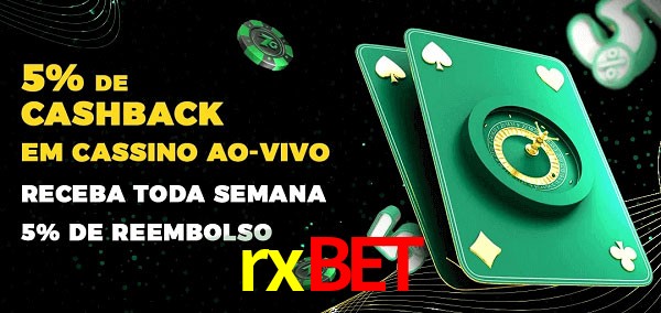 Promoções do cassino ao Vivo rxbet